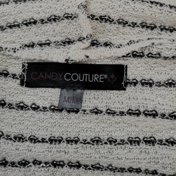 Candy Couture Ladies Size Medium Sleeveless Hooded Vest/Cardigan - Picture 3 of 7